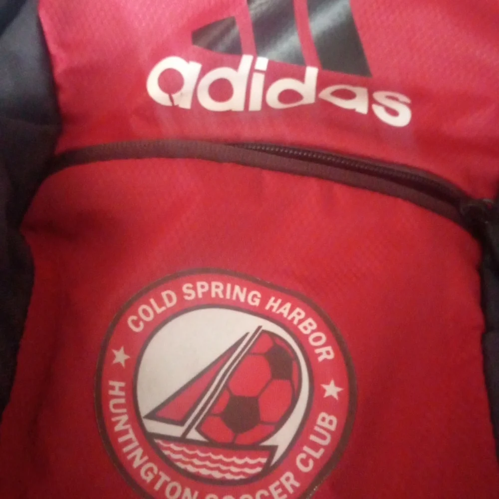 Red Adidas Bookbag Cold Spring Harbor Huntington Soccer Club